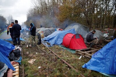 Environ 1 500 migrants vivent à Calais, dans le nord de la France. Crédit : Reuters