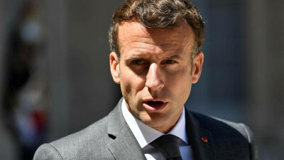 Emmanuel Macron, le 1er juin 2021 à l'Élysée.  − Bertrand GUAY / AFP