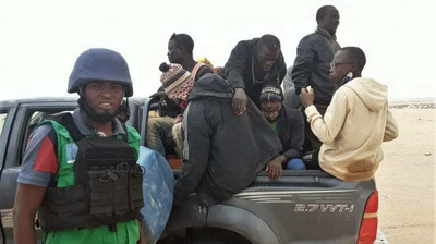 Plus de 80 migrants avaient été secourus en septembre 2020, dans le nord du Niger. Image d'archives. Crédit : OIM
