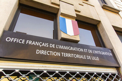 L’Office Français de l’immigration et de l’intégration (OFII), à Lille (Hauts-de-France). PHILIPPE TURPIN / PHOTONONSTOP
