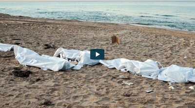 Les corps ont été retrouvés sur une plage à 90 kilomètres de Tripoli 