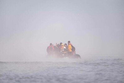 Jamais autant de migrants n’avaient effectué la dangereuse traversée. (Sameer Al-Doumy/AFP)