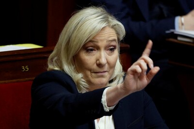 Marine Le Pen à l'Assemblée nationale, le 10 janvier 2023. Crédit : Reuters