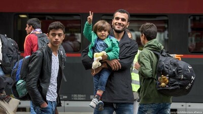 En 2015, des centaines de milliers de personnes, notamment de Syrie, ont demandé l'asile en Allemagne. Crédit : Picture alliance