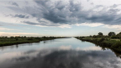 Le fleuve Evros, le 20 juin 2021, à la frontière entre la Grèce et la Turquie. Crédit : Picture alliance, ANE, Eurokinissi, Antonis Lamprou